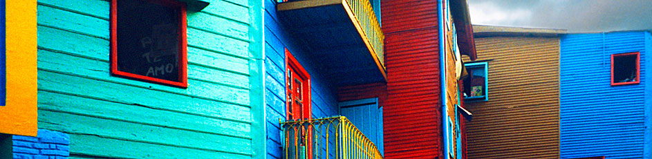 Colorful house, La Boca, Buenos Aires, Argentina