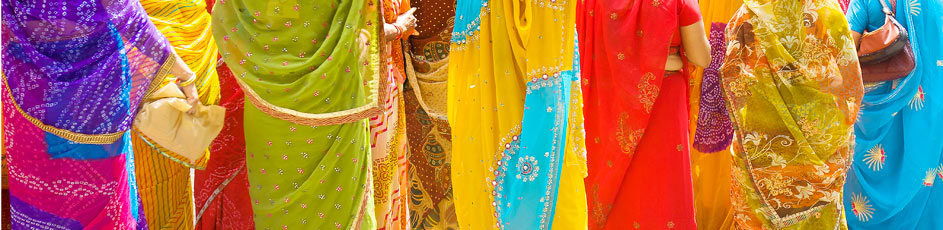 Rajasthani women in local dress