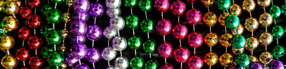 Mardi Gras beads, New Orleans